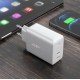 Мережевий зарядний пристрій ACEFAST A9 PD40W(USB-C+USB-C) dual port charger White