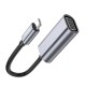 Кабель-перехiдник HOCO UA21 Origin Type-C to VGA converter Metal Gray