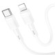Кабель HOCO X83 Type-C to iP 20W, 1m, PVC, PVC connectors, White