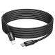 Кабель HOCO X91 Radiance PD charging data cable for iP(L=3M) Black