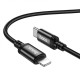 Кабель HOCO X91 Radiance PD charging data cable for iP(L=3M) Black
