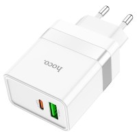 Мережевий зарядний пристрій HOCO N21 Topspeed PD30W+QC3.0 charger White