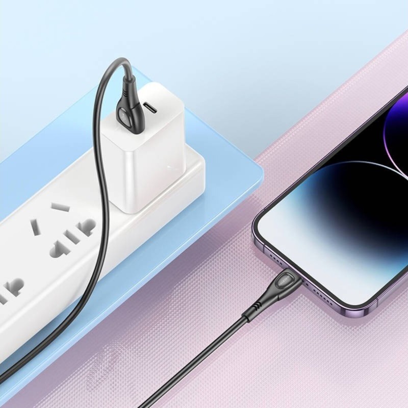 Кабель BOROFONE BX98 iP Superior charging data cable Black