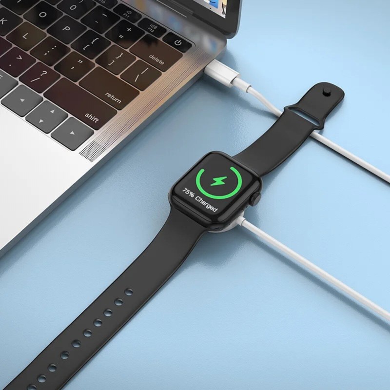 Бездротовий зарядний пристрій BOROFONE BQ13C iWatch wireless charger White