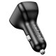 АЗП з FM-модулятором BOROFONE BC41 Eminency QC3.0 Car BT FM transmitter 18W Black