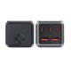 Мережевий зарядний пристрій ACEFAST Z2 PD75W GaN (3*USB-C+2*USB-A) desktop charging adapter 1,5m Black