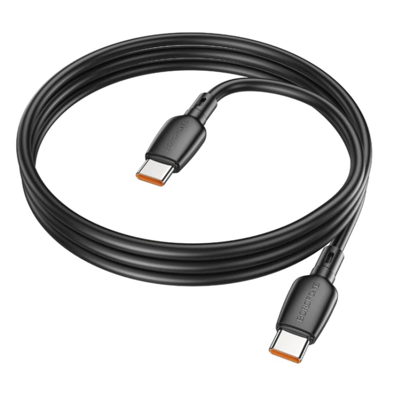 Кабель BOROFONE BX93 Super power 60W fast charging data cable Type-C to Type-C Black