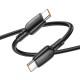 Кабель BOROFONE BX93 Super power 60W fast charging data cable Type-C to Type-C Black