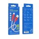 Кабель BOROFONE BX96 Ice crystal silicone charging data cable Type-C Red