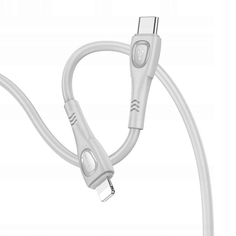 Кабель BOROFONE BX98 iP Superior PD charging data cable Gray