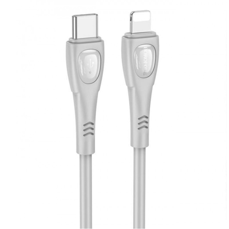 Кабель BOROFONE BX98 iP Superior PD charging data cable Gray