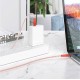 Кабель BOROFONE BX96 Ice crystal 60W silicone charging data cable Type-C to Type-C Red