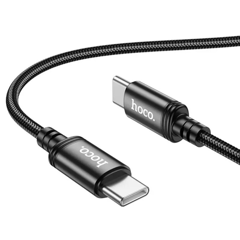 Кабель HOCO X89 Wind 60W charging data cable Type-C to Type-C(unpackaged) Black