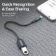 Кабель Vention USB 2.0 Micro-B Male to A Female OTG Cable 0.15M Black PVC Type (CCUBB)