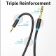 Кабель Vention 3.5mm TRS Male to 6.35mm Male Audio Cable 2M Black (BABBH)