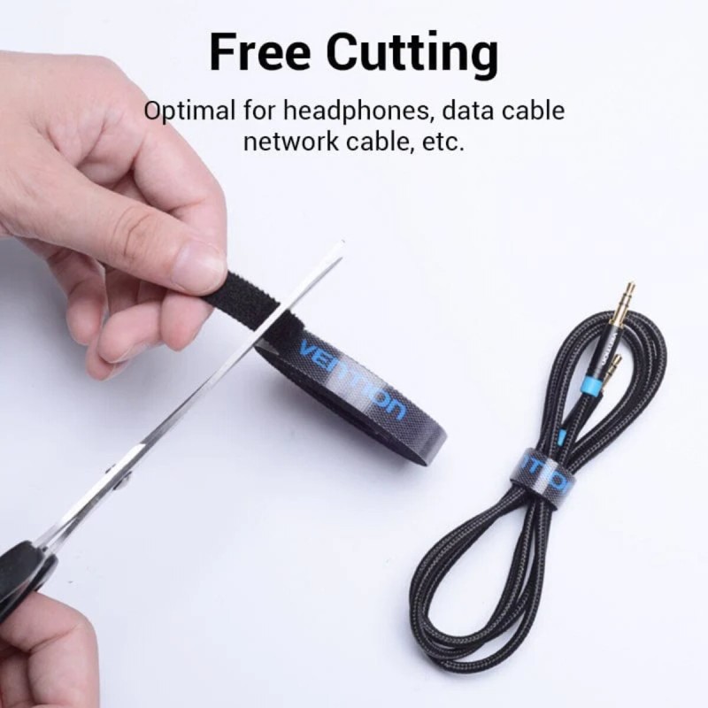 Органайзер для кабелів Vention Cable Tie 5M Black (KAABJ)