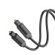 Кабель Vention Optical Fiber Audio Cable 1M Black (BAEBF)