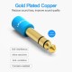 Адаптер Vention 6.35mm Male to 3.5mm Female Audio Adapter Blue Aluminum Alloy Type (VAB-S01-L)