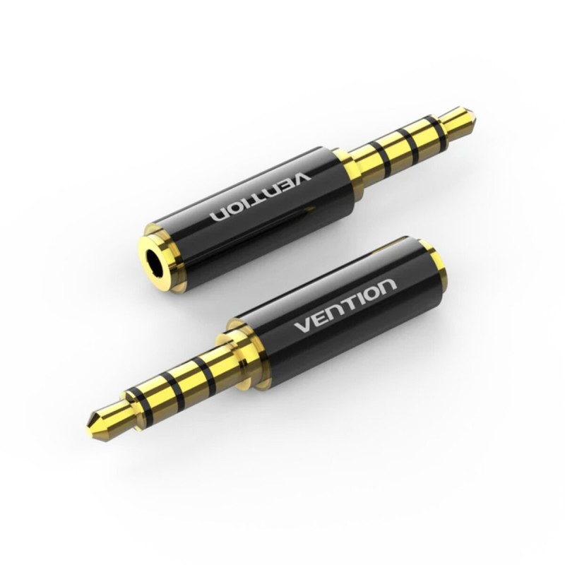 Адаптер Vention 3.5mm Male to 2.5mm Female Audio Adapter Black Metal Type (BFBB0)
