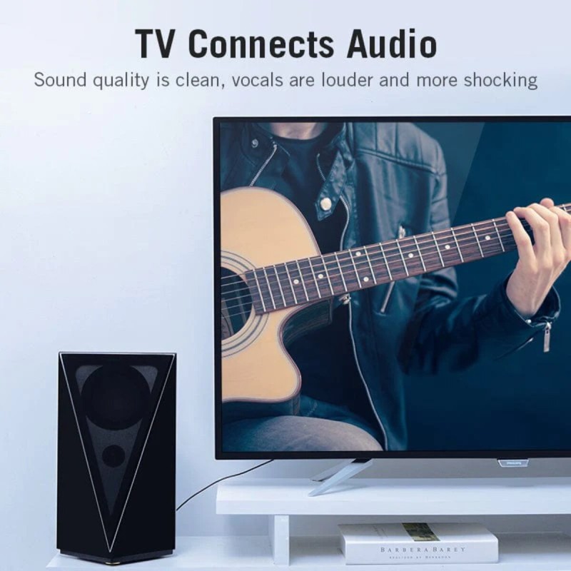 Кабель Vention Coaxial Digital Audio Cable 1M Black Metal Type (VAB-R09-B100)