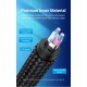 Кабель Vention Cotton Braided 3.5mm TRS Male to 6.35mm Male Audio Cable 2M Gray Aluminum Alloy Type (BAUHH)