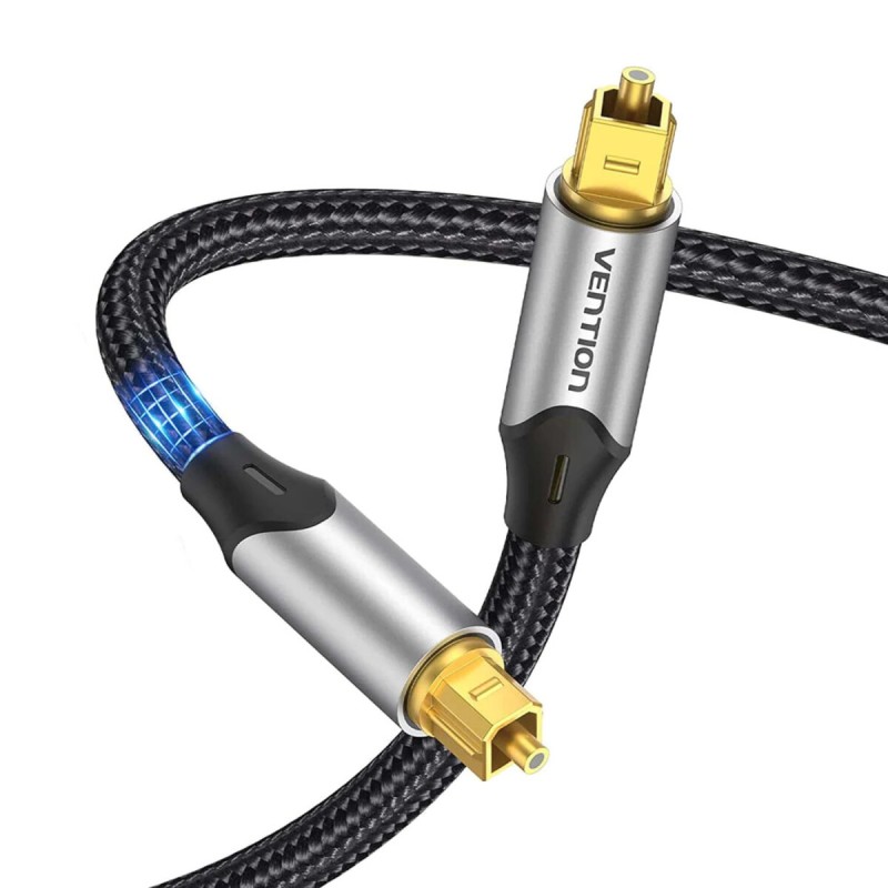 Кабель Vention Optical Fiber Audio Cable Aluminum Alloy Type 3M Gray (BAVHI)