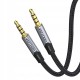 Кабель Vention TRRS 3.5MM Male to Male Aux  Cable 0.5M Gray (BAQHD)