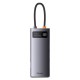 USB-Hub Baseus Metal Gleam Series 7-in-1 Multifunctional Type-C HUB Docking Station Gray  (Type-C to HDMI*1+USB3.0*3+PD*1+VGA*1+RJ45*1)