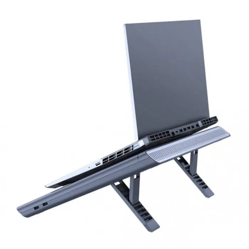Підставка Baseus ThermoCool Heat-Dissipating Laptop Stand (Turbo Fan Version) Gray