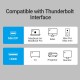 Адаптер Vention Mini DP to HDMI Converter 0.15M Black (HBCBB)