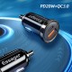 Автомобільний зарядний пристрій Essager Sunset Type-C to Lightning 20W USB Charging Cable  black (ECC2Q-WL0A)