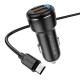 Автомобільний зарядний пристрій BOROFONE BZ17 Core dual port QC3.0 car charger set(Micro) 18W