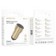Автомобільний зарядний пристрій BOROFONE BZ19A Wisdom single port QC3.0 car charger 18W Gold