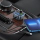 Автомобільний зарядний пристрій HOCO E74 Energy QC3.0 2-in-1 car BT FM transmitter with cable 18W Metal Gray