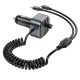 Автомобільний зарядний пристрій HOCO E74 Energy QC3.0 2-in-1 car BT FM transmitter with cable 18W Metal Gray