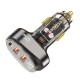 Автомобільний зарядний пристрій Essager 125w Transparrent Digital Display Car Charger  brown (ECC2AC-FM12-Z)