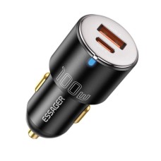 Автомобільний зарядний пристрій Essager Optimus Prime High Power Car Charger A+C 100W  black (ECCAC-QTZ01)