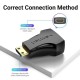 Адаптер Vention Mini HDMI Male to HDMI Female Adapter Black (AISB0)