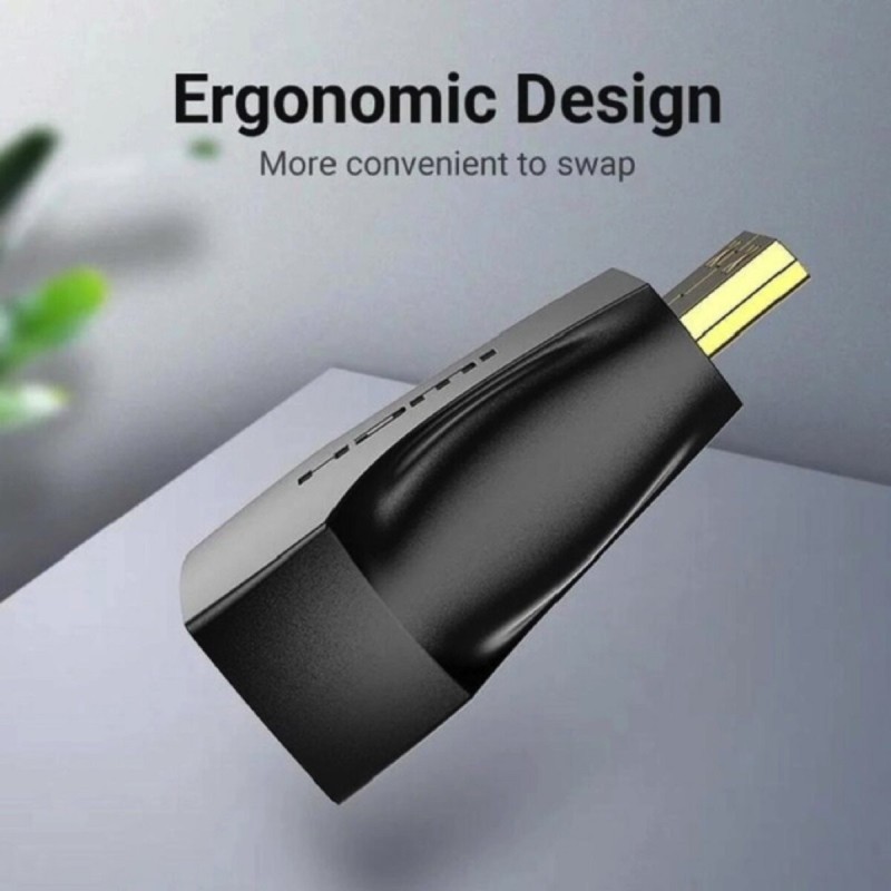 Адаптер Vention Mini HDMI Male to HDMI Female Adapter Black (AISB0)
