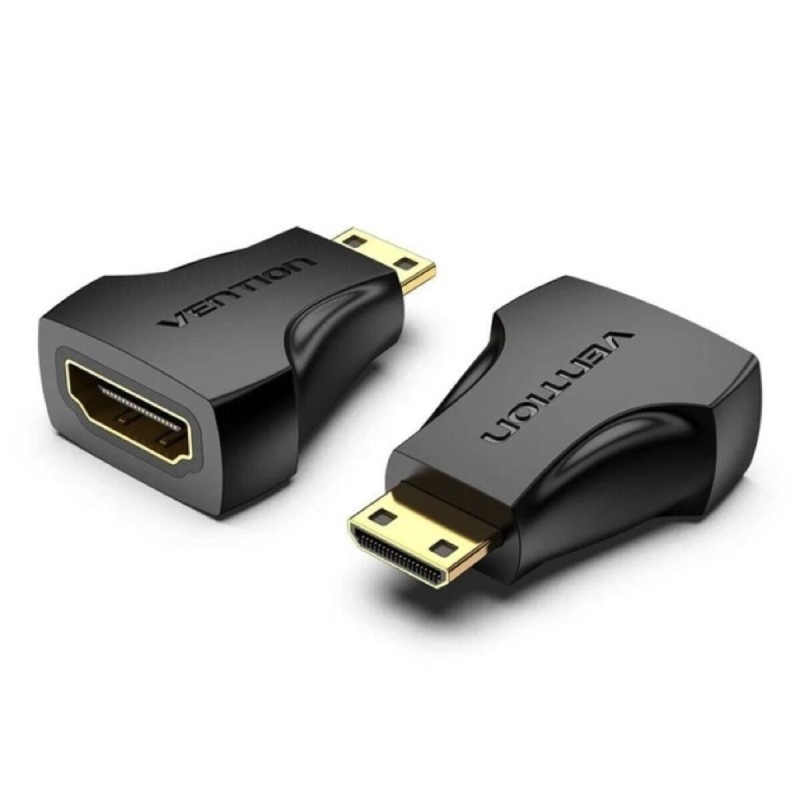 Адаптер Vention Mini HDMI Male to HDMI Female Adapter Black (AISB0)