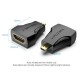 Адаптер Vention Micro HDMI Male to HDMI Female Adapter Black (AITB0)