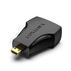 Адаптер Vention Micro HDMI Male to HDMI Female Adapter Black (AITB0)