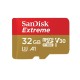 microSDHC (UHS-1 U3) SanDisk Extreme A1 32Gb Class 10 V30 (R100Mb/s, W60Mb/s)