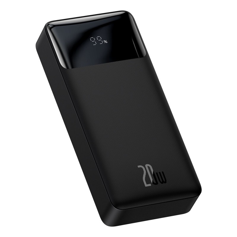 Зовнішній акумулятор Baseus Bipow Digital Display Power bank 20000mAh 20W Black (113840)