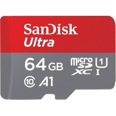 microSDXC (UHS-1) SanDisk Ultra 64Gb class 10 A1 (140Mb/s) (adapter SD) Imaging Packaging