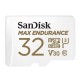 microSDHC (UHS-1 U3) SanDisk Max Endurance 32Gb class 10 V30 (100Mb/s) (adapterSD)