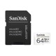 microSDXC (UHS-1 U3) SanDisk Max Endurance 64Gb class 10 V30 (R100Mb/sW40Mb/s) (adapterSD)