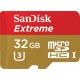 microSDHC (UHS-1 U3) SanDisk Extreme Action A1 32Gb Class 10 V30 (R100Mb/s, W60Mb/s) (adapter SD)