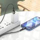 Кабель BOROFONE BU33 USB to iP 2.4A, 1.2m, nylon, aluminum connectors, light indicator, Black