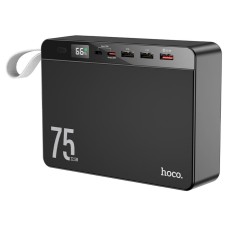 Зовнішній акумулятор HOCO J94 Overlord 22.5W fully compatible power bank(75000mAh) Black